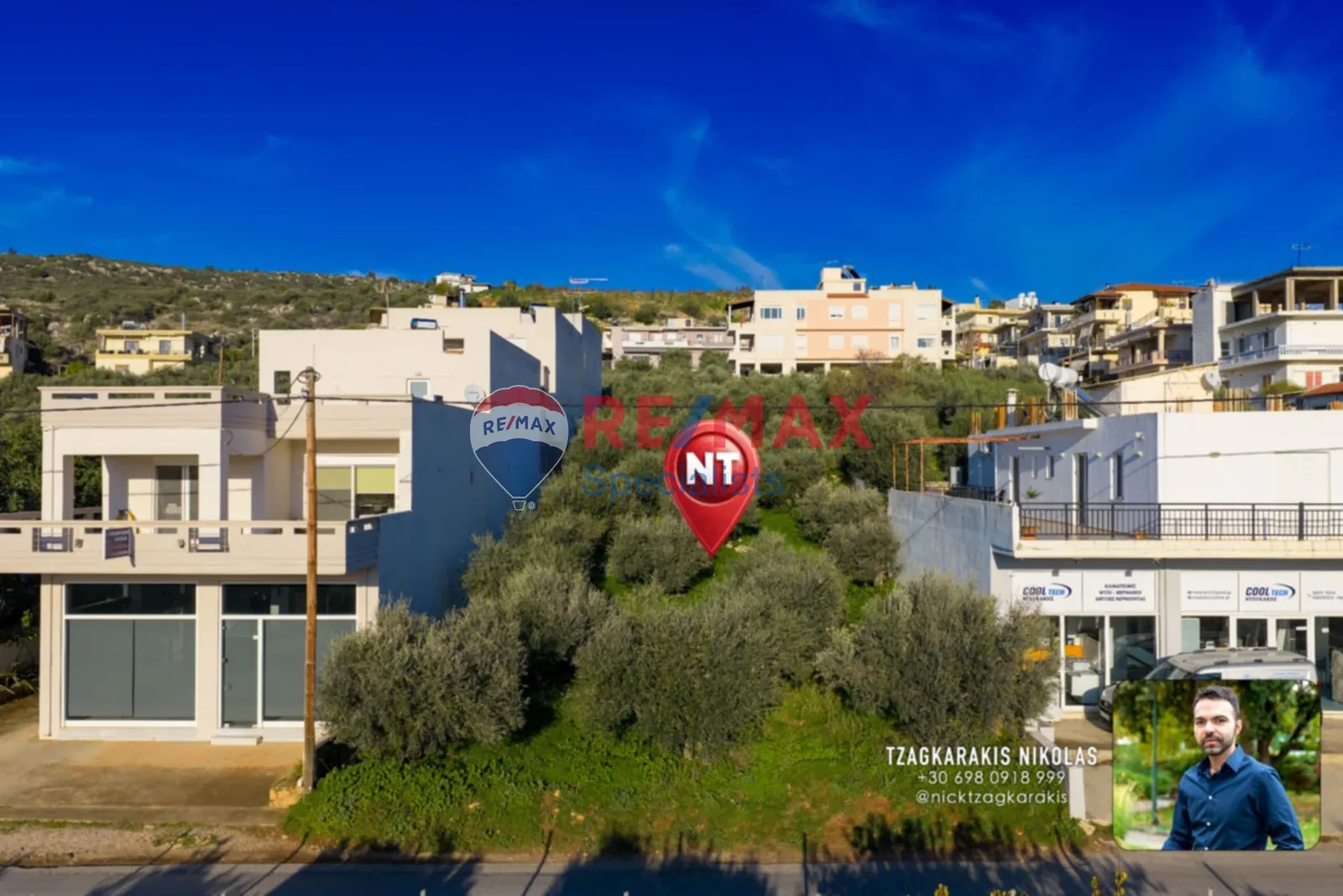 Land plot in Souda — photograph from official listing 1357941.