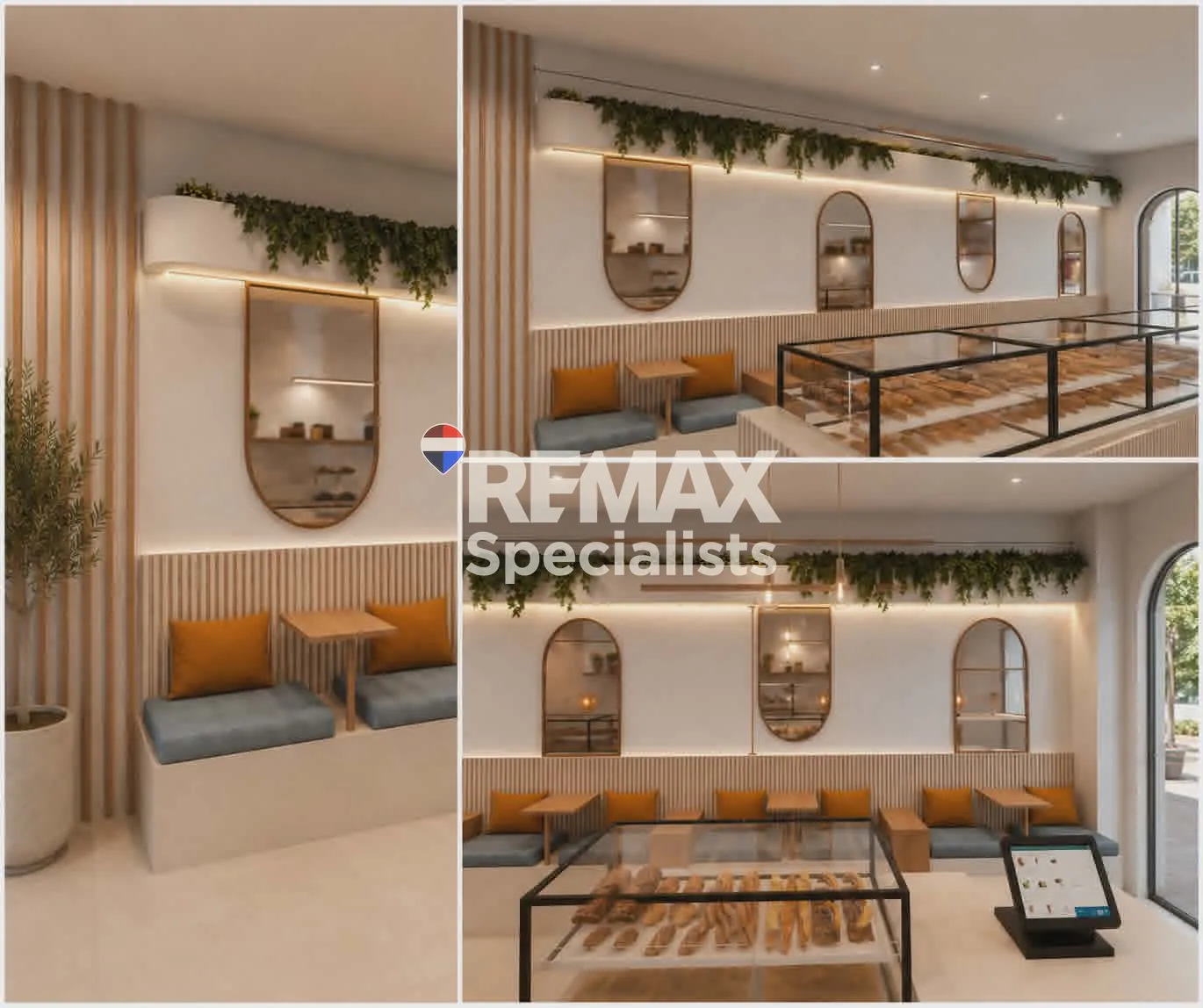 Επιχείρηση café–brunch στο κέντρο των Χανίων · Αρχιτεκτονική απεικόνιση — όχι φωτογραφία ολοκληρωμένου ακινήτου 3